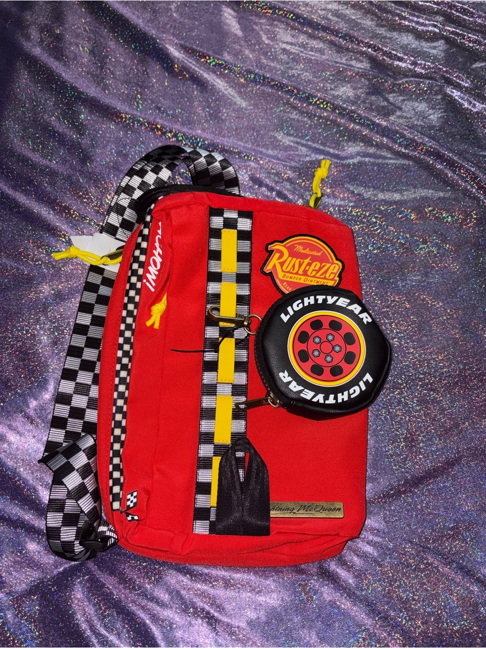 Exclusive Lightning McQueen Sling Bag